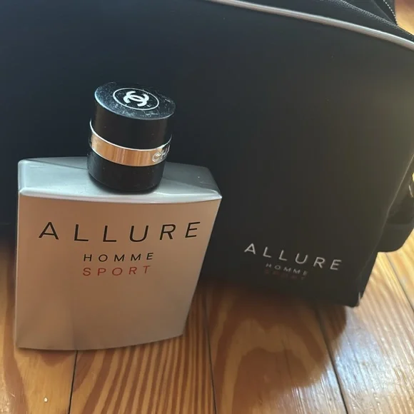 Chanel Allure Homme Sport Black Toiletry Bag Bundle - Picture 8 of 8